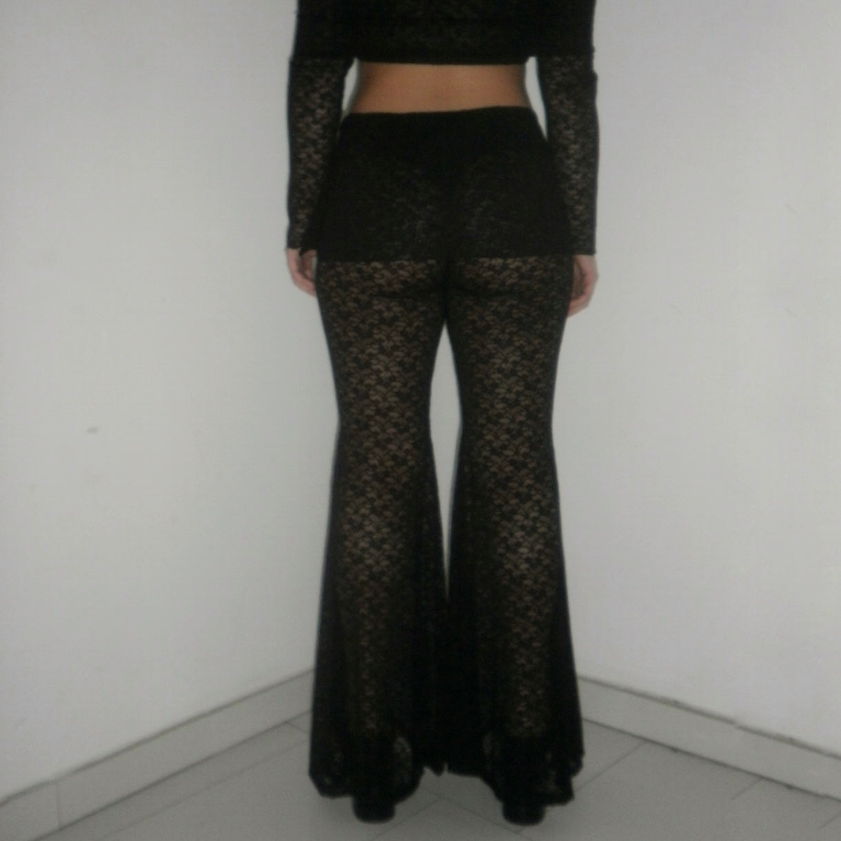 CAZZU PANT BLACK LACE