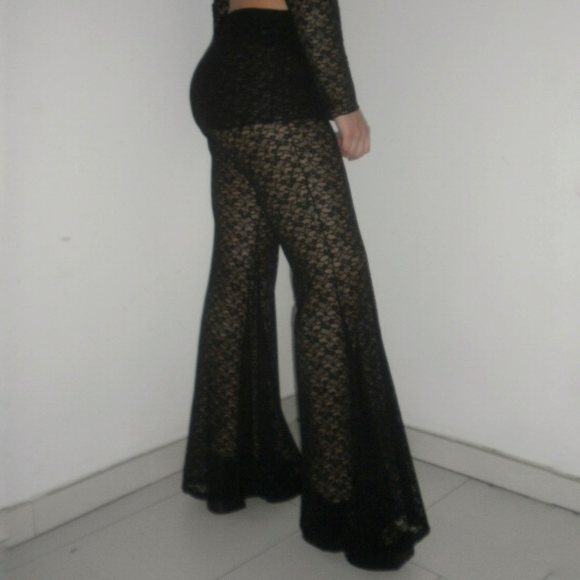 CAZZU PANT BLACK LACE