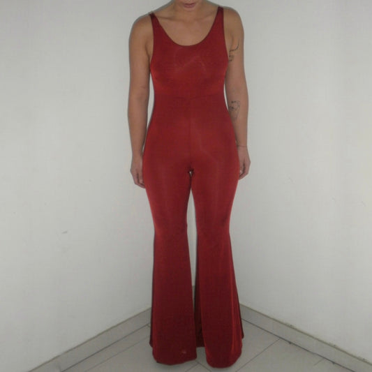 MUN JUMPSUIT CHERRY